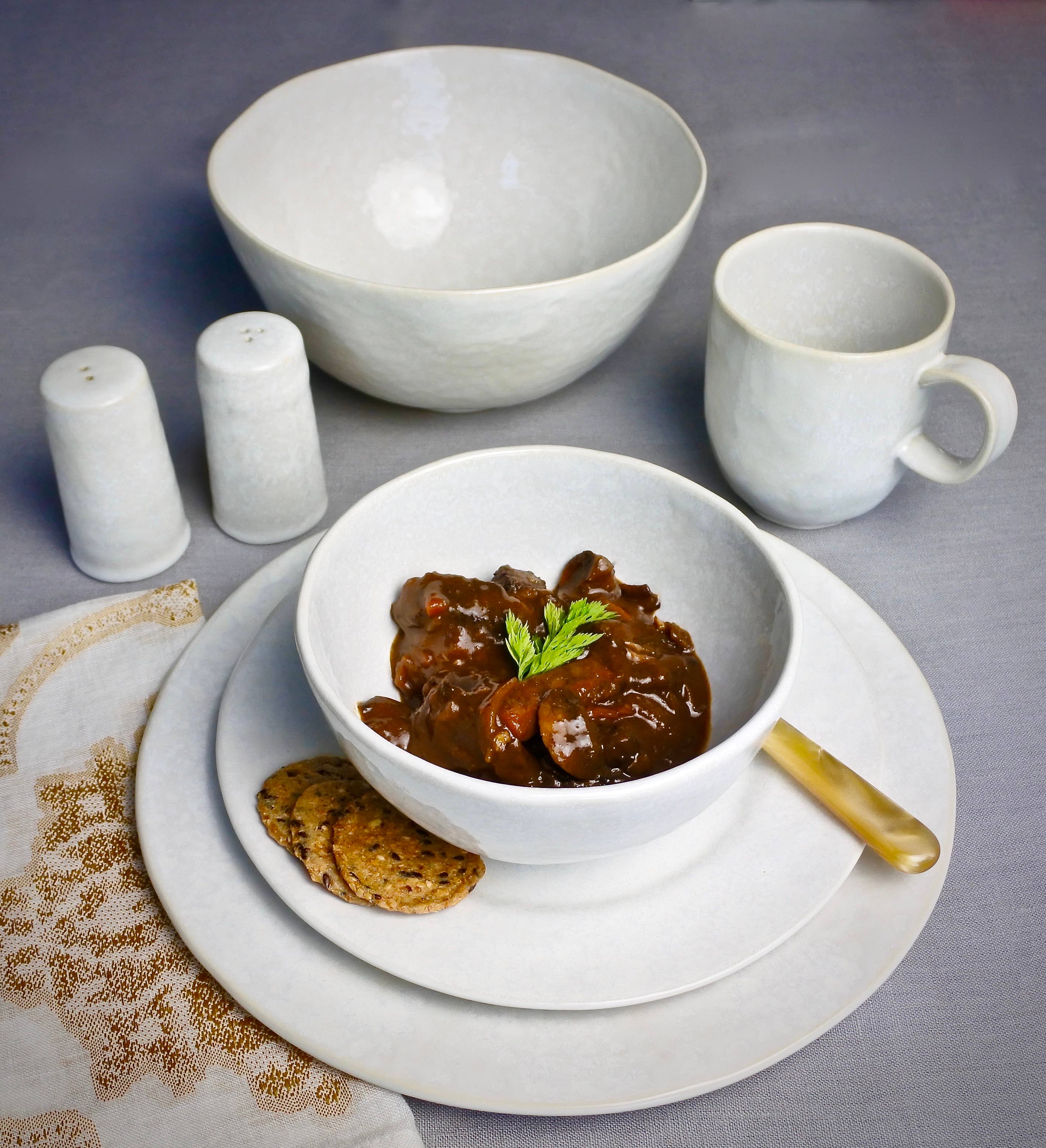 Carmel Ceramica – Großhandel Schüssel – Cozina White Suppen-/Müslischale1