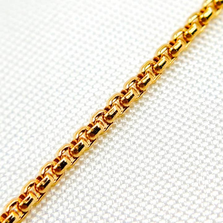 774GF. 14K Gold-Filled Box Chain for wholesale by Tresor Jewelry Inc.