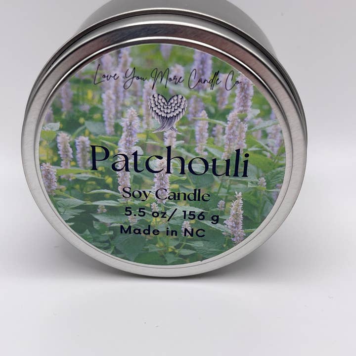 Patchouli Soy Candle for wholesale by Love You More Candle Company