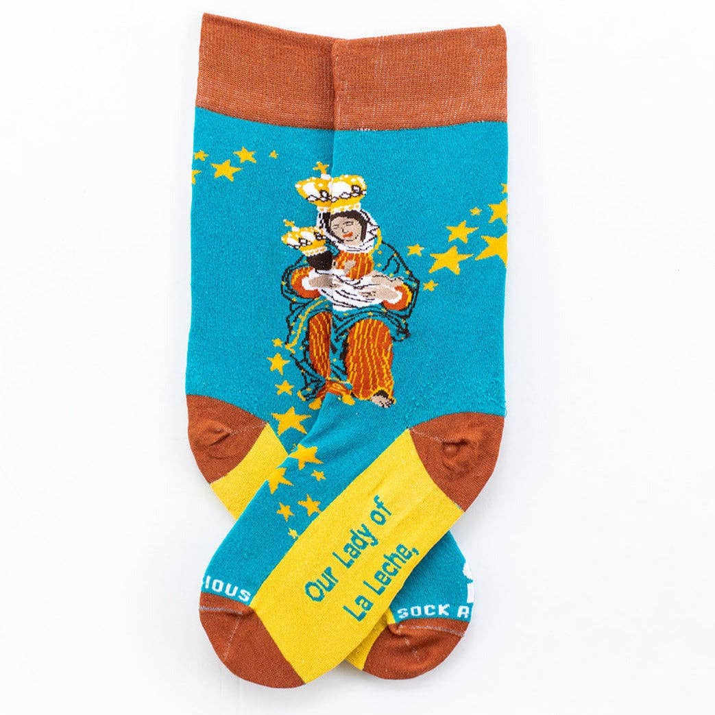 Sock Religious - Wholesale Socks - Unisex - Our Lady of La Leche Adult Socks0