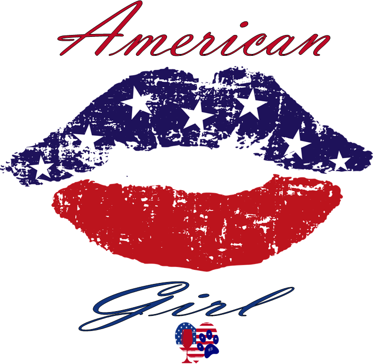 WineyBitches.Co - Wholesale Wine Glass - American Girl – Bling Glitter Glass Wine Glasses (4th of July Collection)22