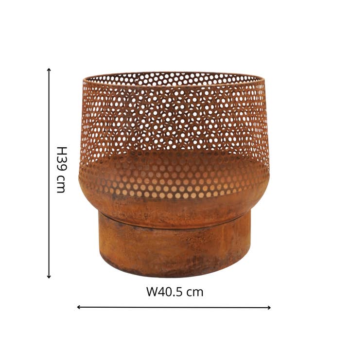 Ivyline - Wholesale Vuurschaal/terrashaard - Vuurkorf van Buttermere Metal Basket voor buiten6