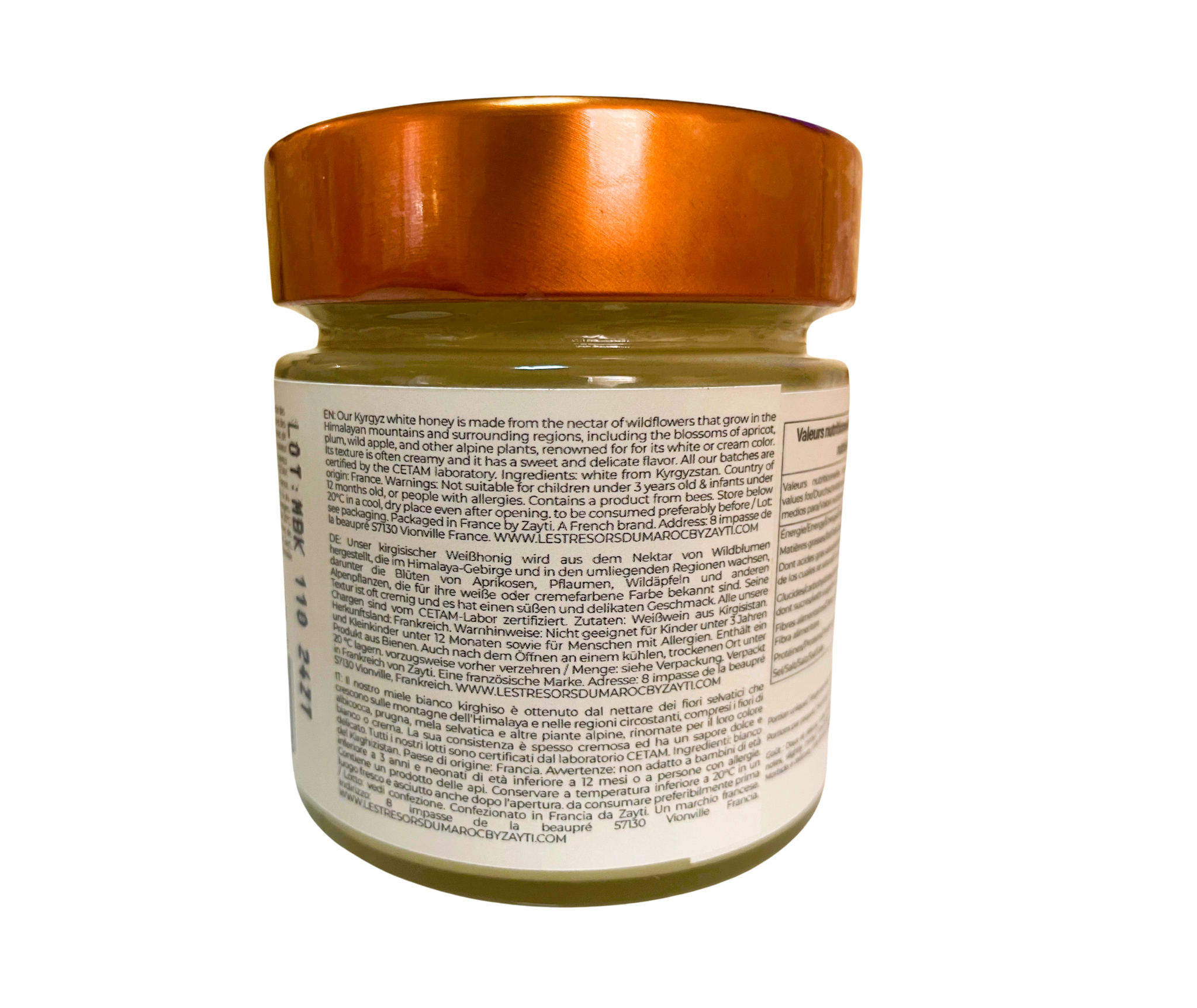 Zayti L.T.D.M - Vente Miel - Miel Blanc du Kirghizistan. Miel de Sainfoin, Doux et Parfum6