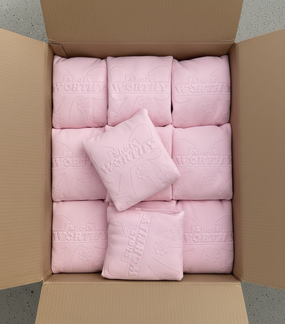 JadyK - Wholesale Sweatshirt - Women's - Spring 2026 - She Is Worthy Bow Emboss Sweatshirt5