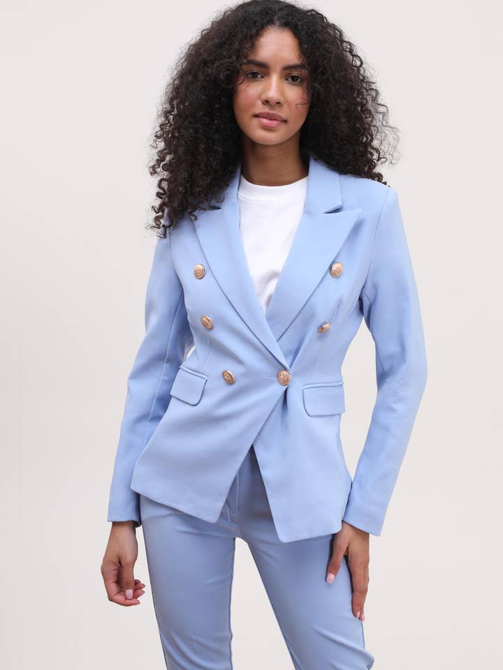 LULUMARY - Wholesale Jacket - Women's - Double-breasted jacket V19516