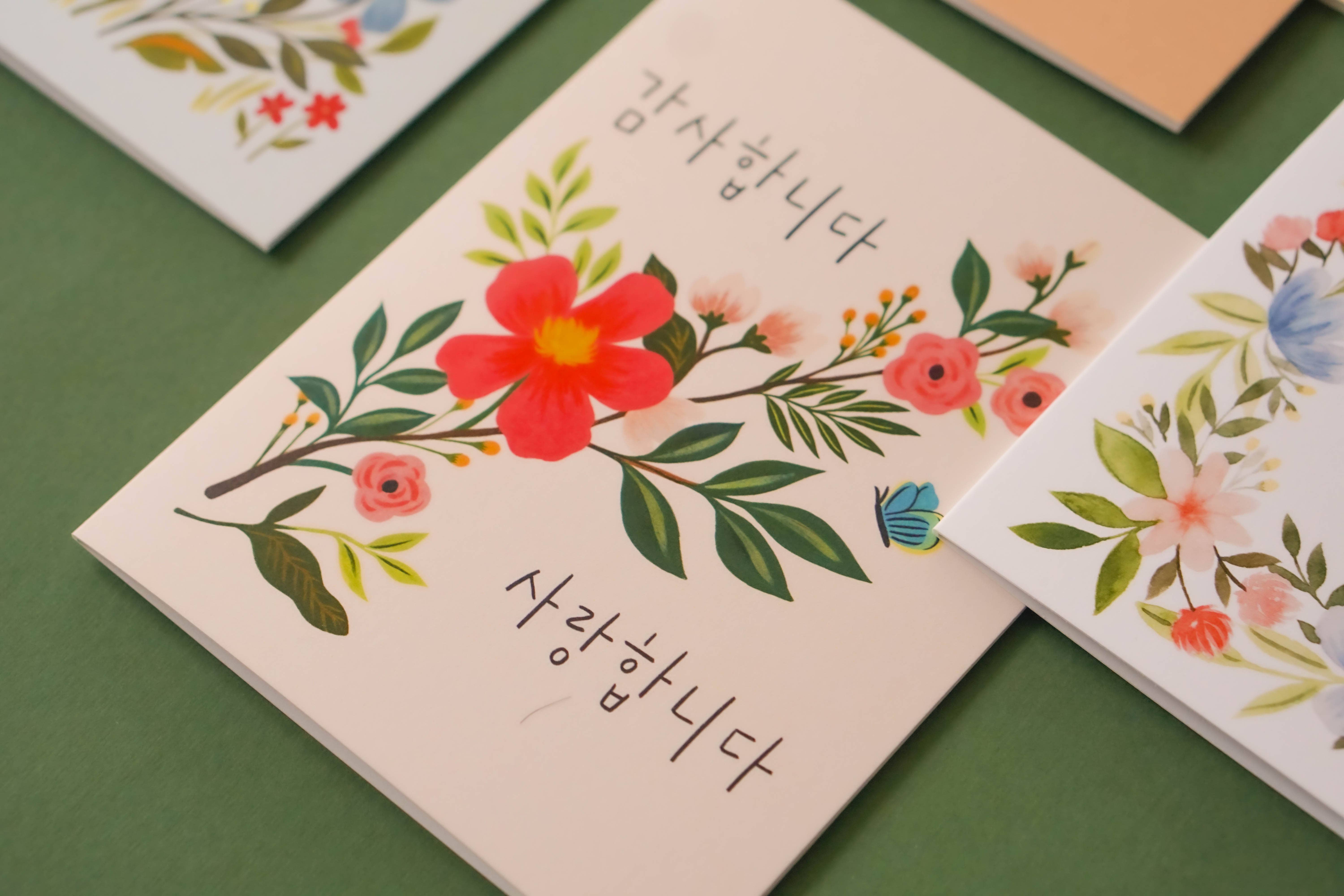 Selah Paper – wholesale Tackkort – Tack, älskar dig koreanska kort5