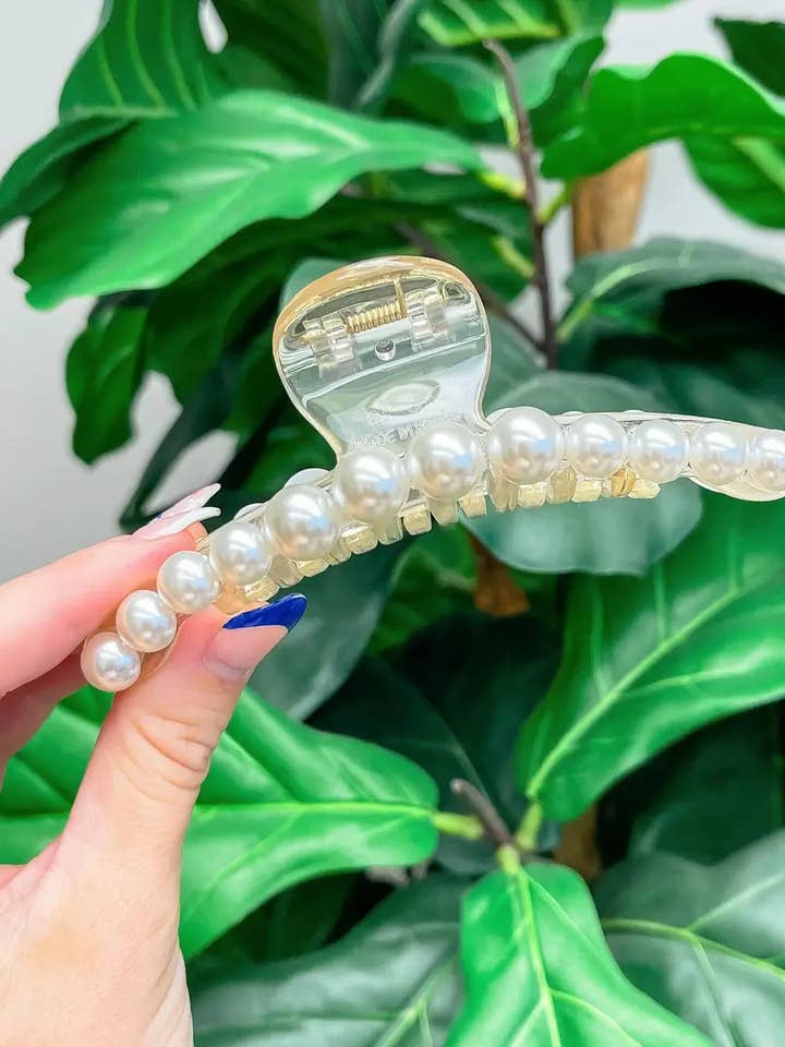 Klassische ovale Perlenklammern für den Großhandel von Prep Obsessed Wholesale