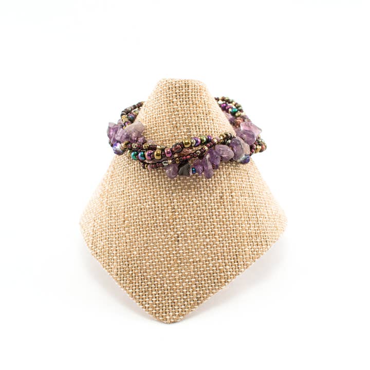 Lucia's Imports - Wholesale Beaded bracelet - Small Rock Candy Magnetic Bracelet10