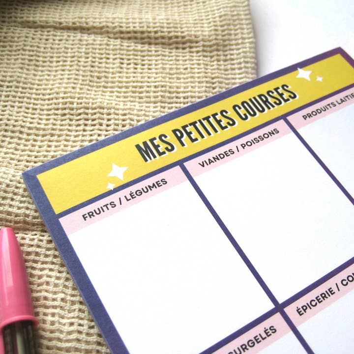 SUPERNOVA & CO - Wholesale Notepad - A5 Notepad: My Little Shopping π1