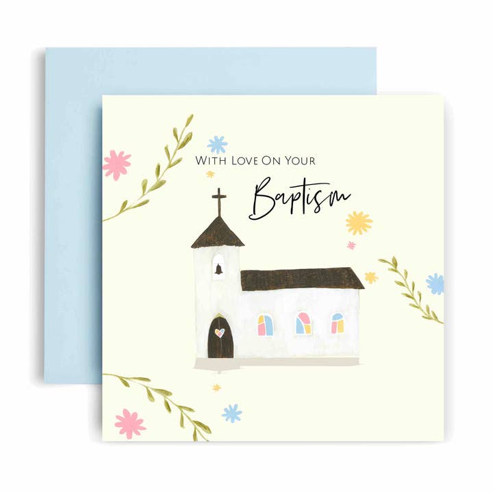 Chapel Christian Religious Baptism Card and other Purchase Wholesale baptism cards. Free Returns & Net 60 Terms on Faire trending on Faire.