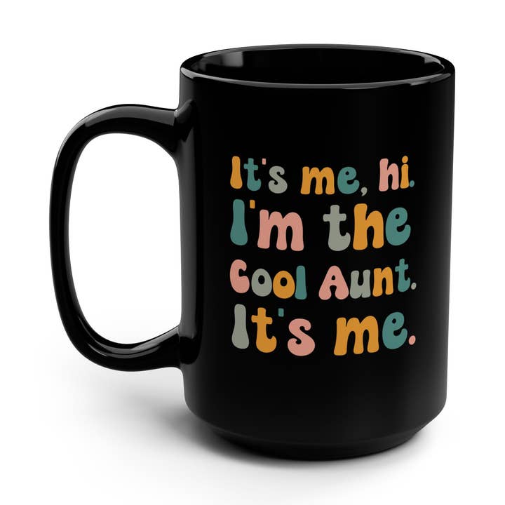 Funny Aunt Gifts, Cool Aunty Coffee Cup, Best Auntie Mug for wholesale by Laughable Printables