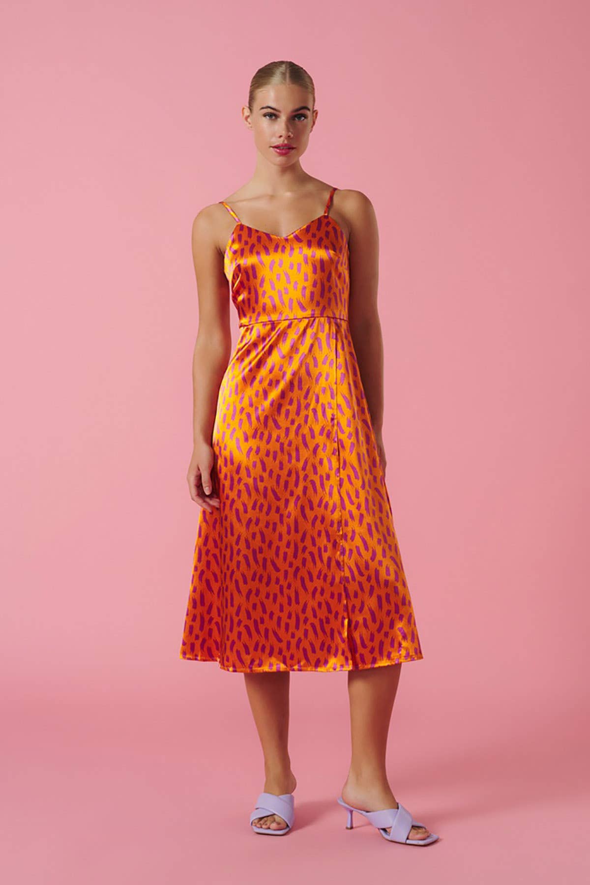 ORANGE Bella Dress for wholesale on Faire4