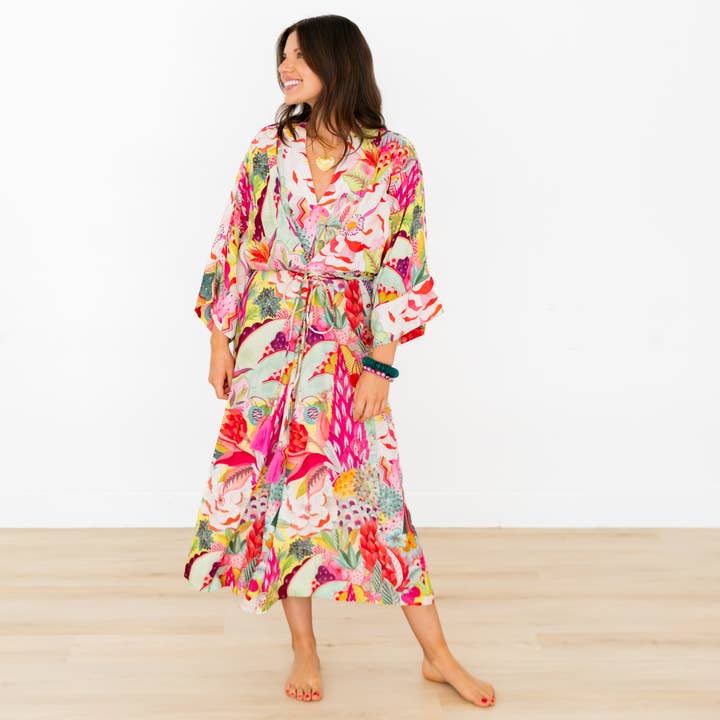 Jaipur Wrap-Tie Dress for wholesale by Winton and Waits