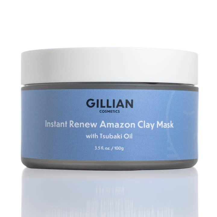 Instant Renew Amazon Clay Mask with Tsubaki Oil for wholesale by Gillian Cosmetics