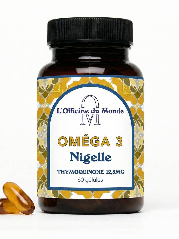 NOUVEAUTÉ ! Nigelle et Oméga 3® - Formule Brevetée pour la vente par L'Officine du Monde