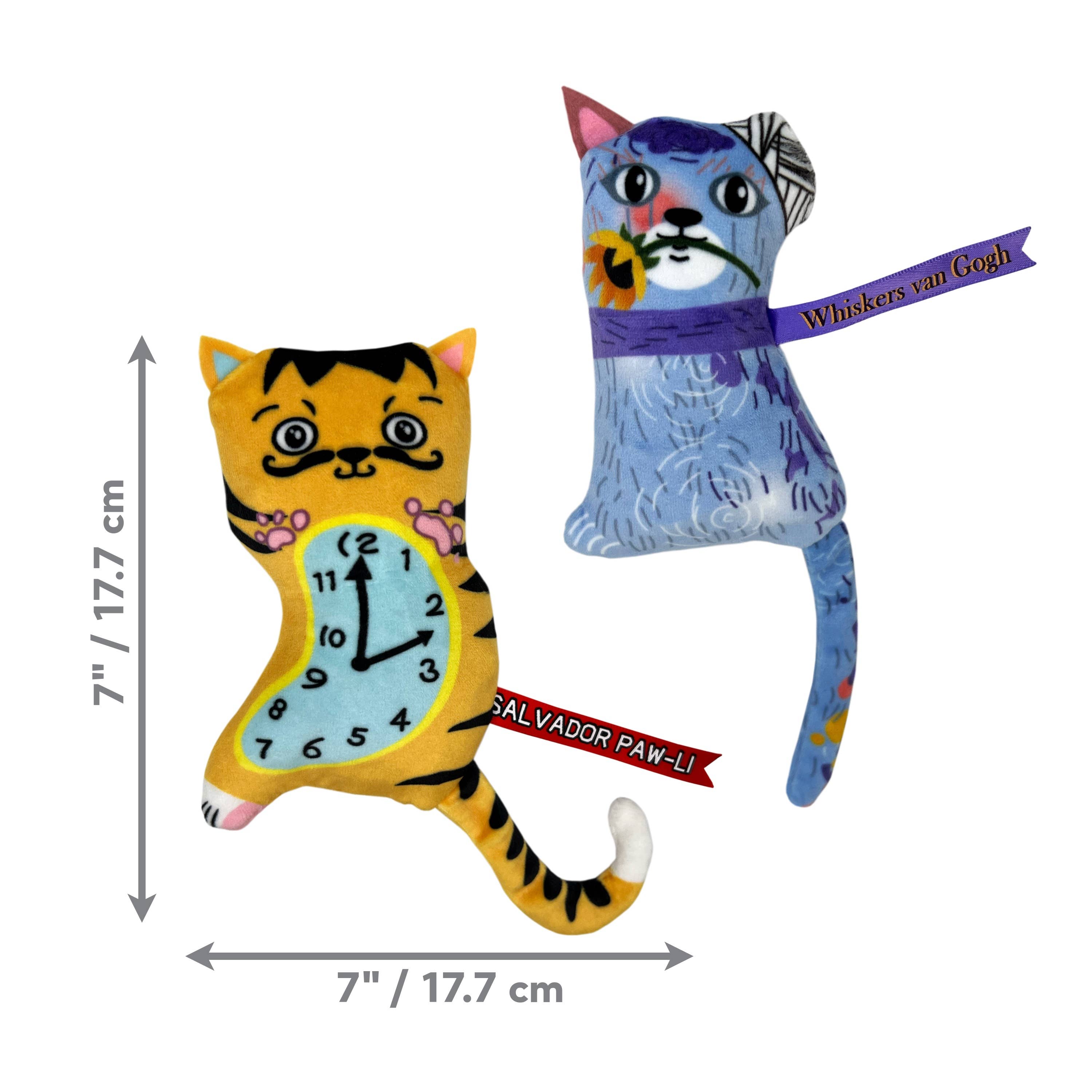 Pet Palette Distribution - Wholesale Pet Toy - Cat - KONG® Artz Dali / van Gogh Cat Toy 2pk2