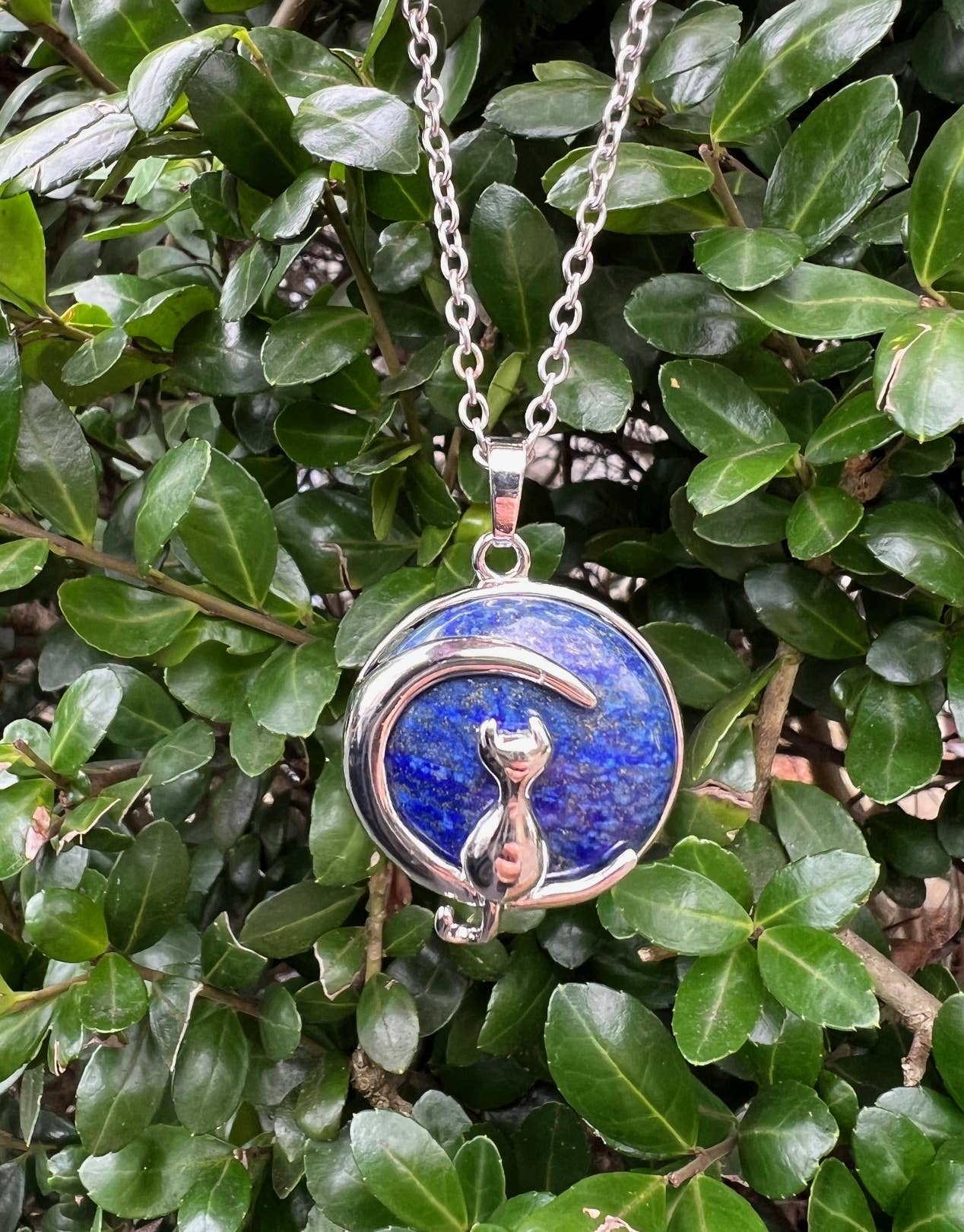 GSZ corporation DBA Gabriella's Gifts - Wholesale Pendant/Charm Necklace - Cat & Moon Amethyst Rose Quartz Onyx Necklaces Healing Reiki5