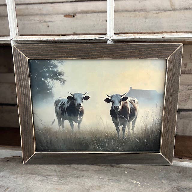 HMK486L Zwei Morgenkühe für den Großhandel von JanMichaels Art & Home