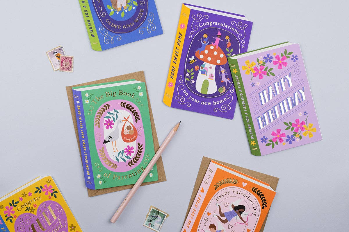 Mifkins – wholesale Baby card – Fairytale New Parents Card5