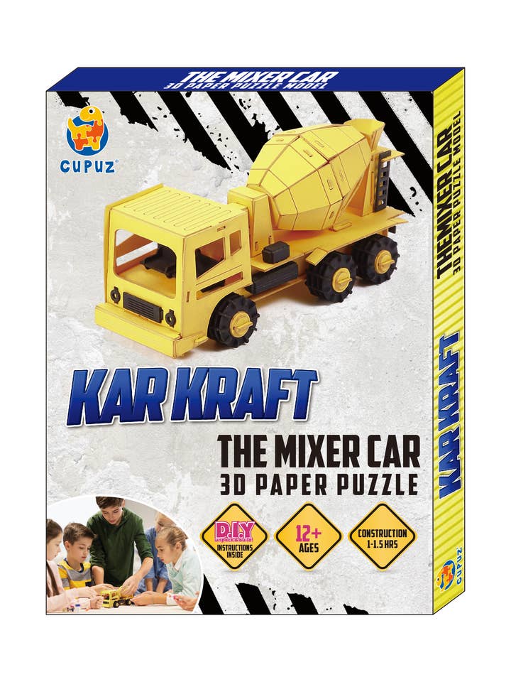 Kit carta 3D camion betoniera per la vendita all'ingrosso da parte di Go on make me