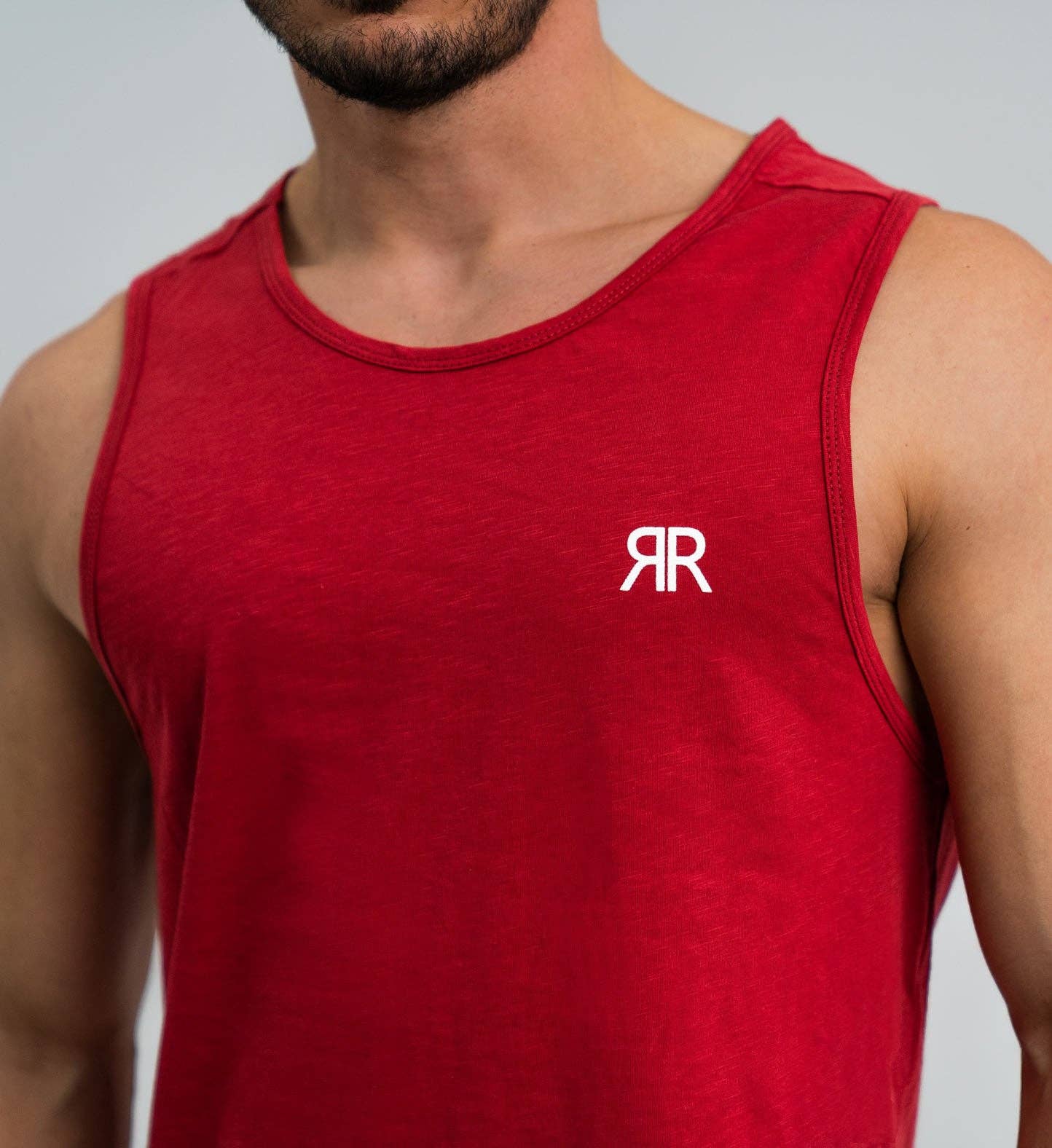 Red Raven Gymwear – wholesale Tank top – Men's – ESSENTIAL SLEEVELESS T-SHIRT RELAXED9