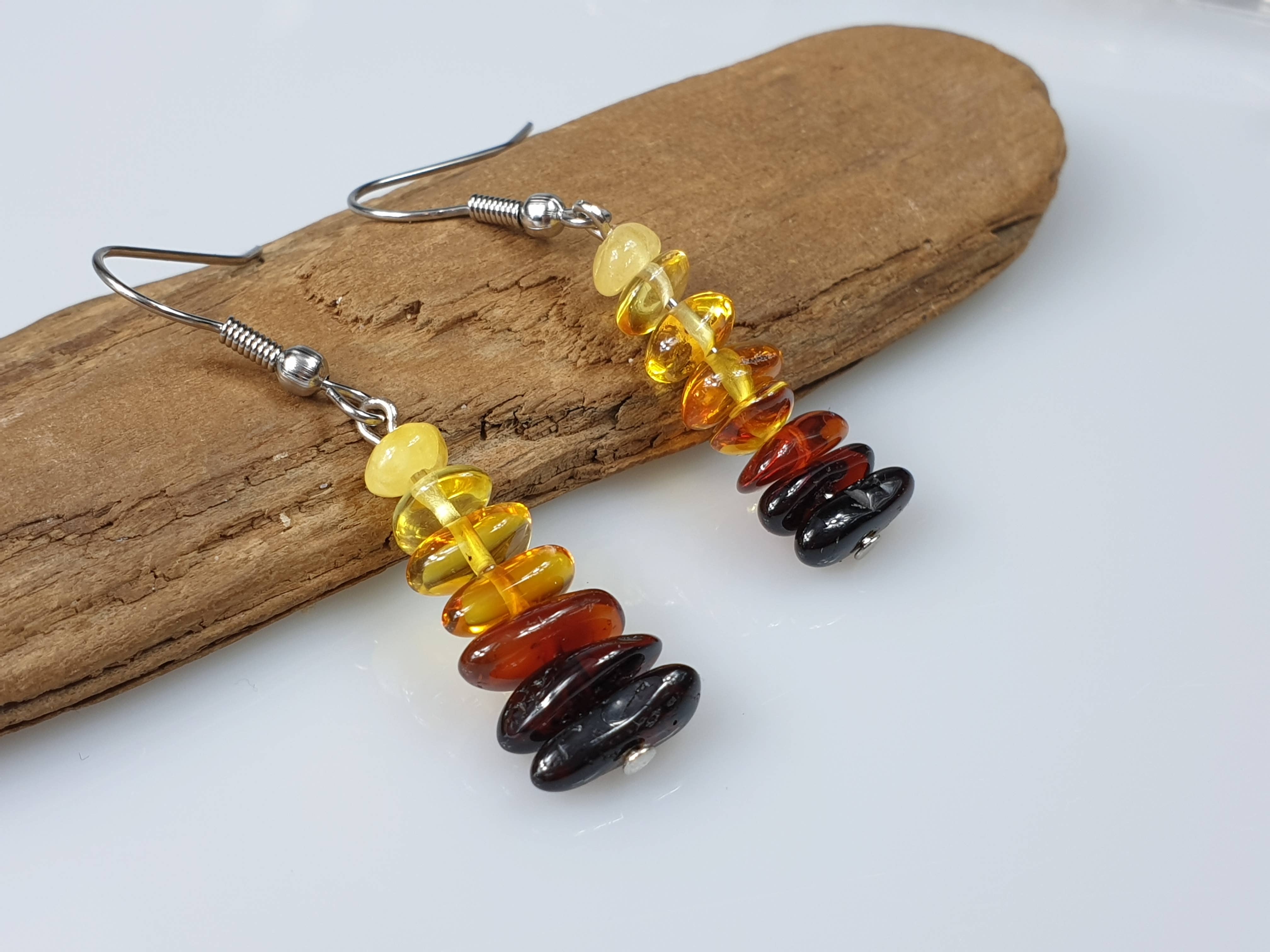 AmberLithuania - Wholesale Dangle Earrings - amber Earrings, Ear wire gemstone earrings, crystal earrings4