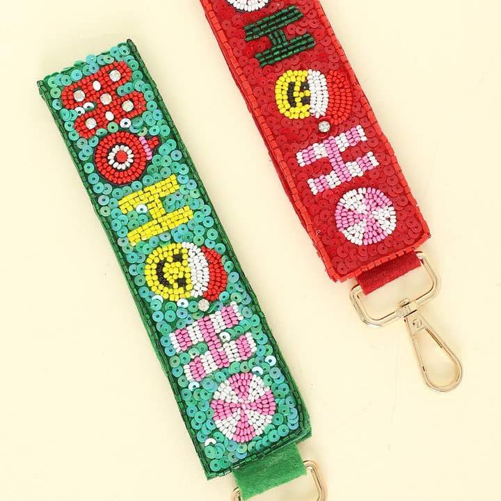 SP Sophia Collection - Wholesale Keychain - Unisex - Christmas Themed Jeweled Key Chain