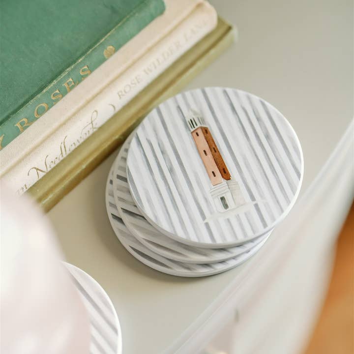 Gracefully Made Art - Wholesale Coasters - Ceramic Alabama Striped Coasters4