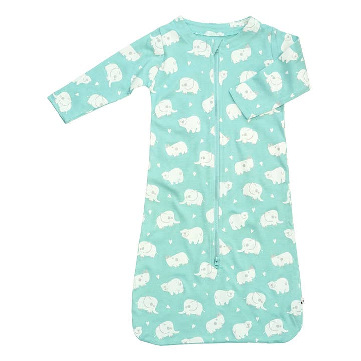 Babysoy Pattern Print Long Sleeve Sleep Sack for wholesale by babysoy Inc