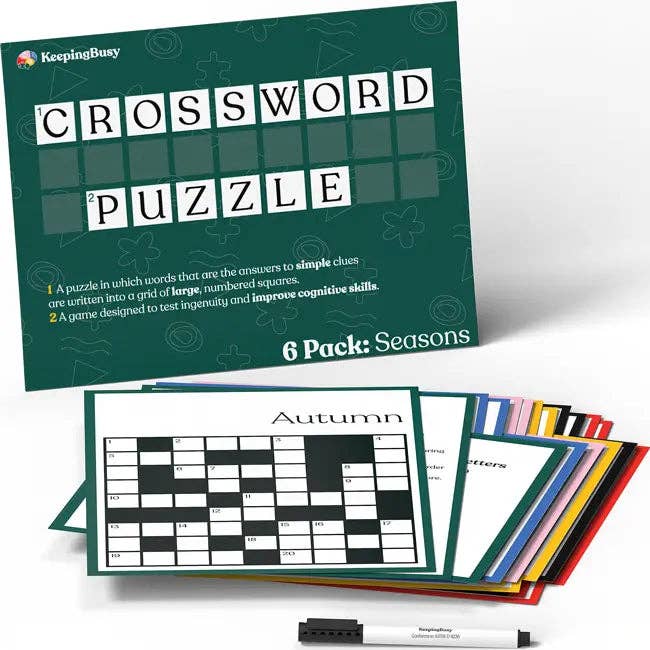 Simple Crossword Puzzle for wholesale by Keeping Busy