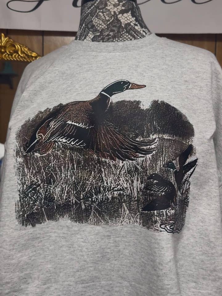Vintage Ducks Graphic Crewneck for wholesale by Dressed By Grace