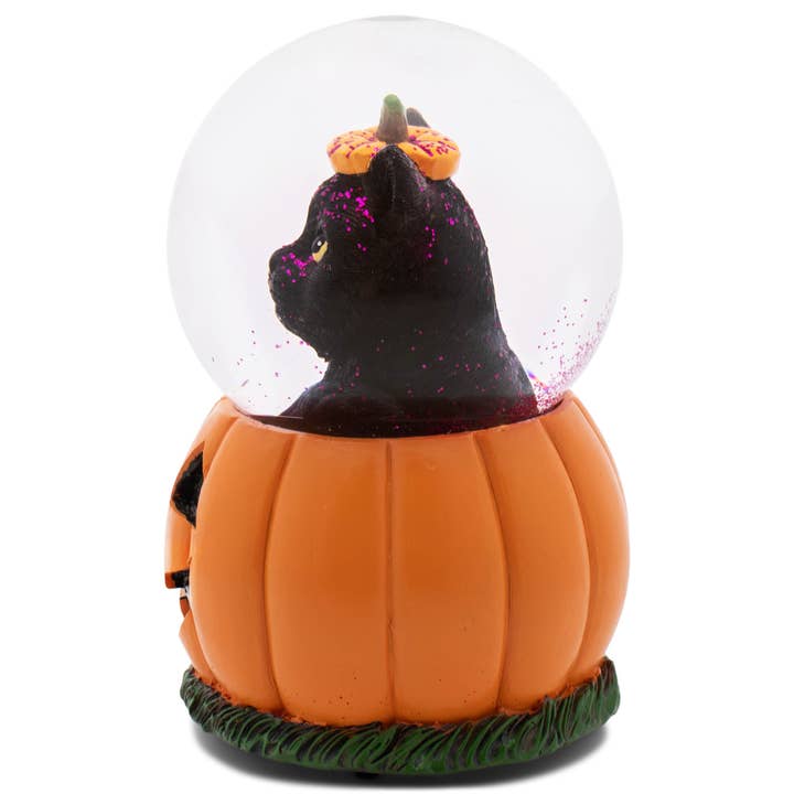 EAST AVENUE - Wholesale Decorative Figurine - Black Cat Pumpkin 100MM Musical Figurine2