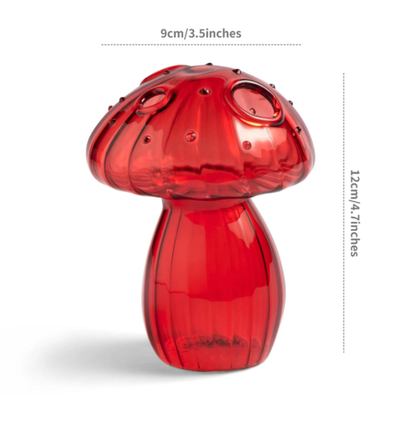 IVORE.GROUP (We cover All Import duty) – wholesale Vase – Mini Glass Mushroom Bud Vase5