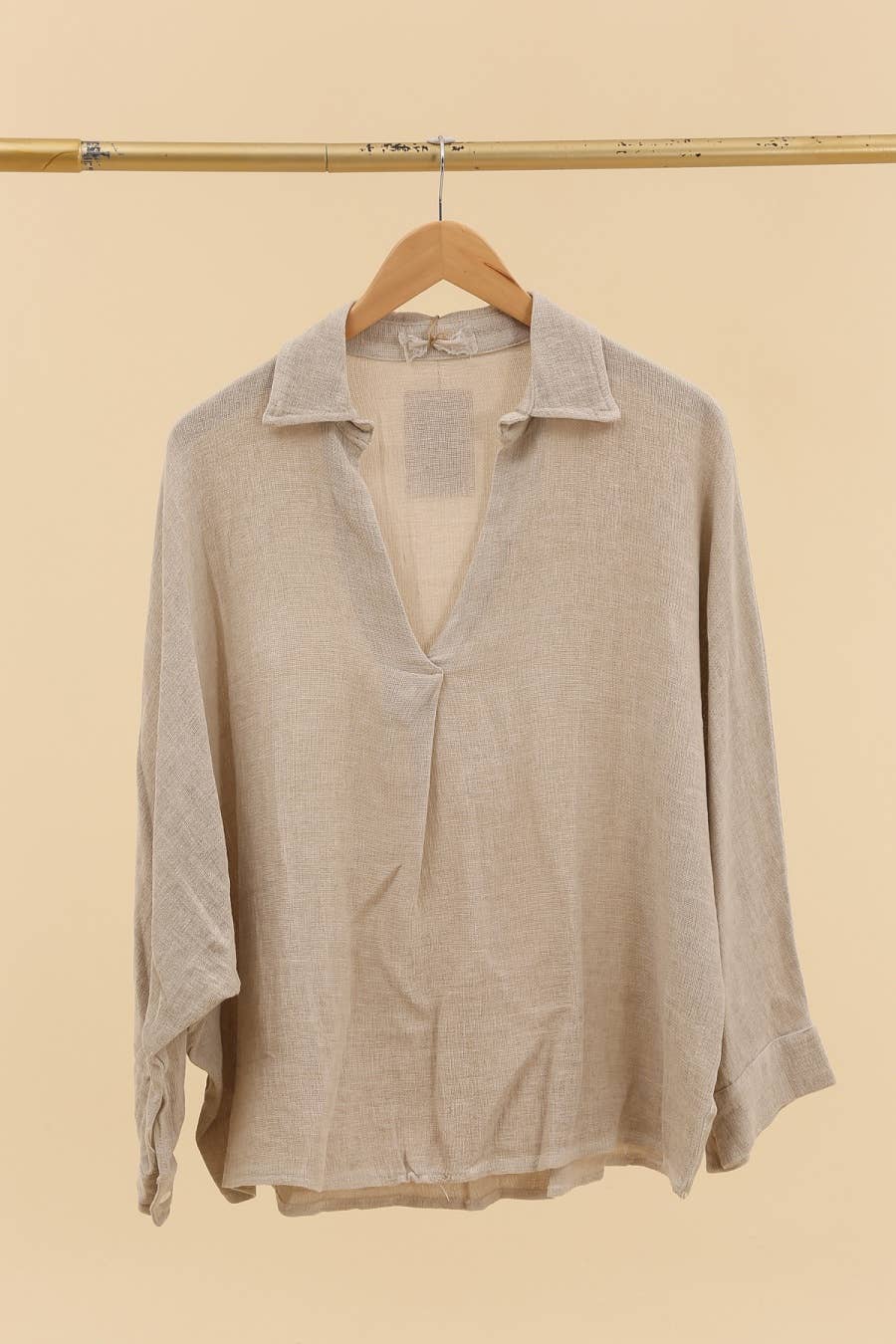 LÉA & LUC - Wholesale Tunic - Women's - Blouse in 50% linen 50% cotton REF. 100700