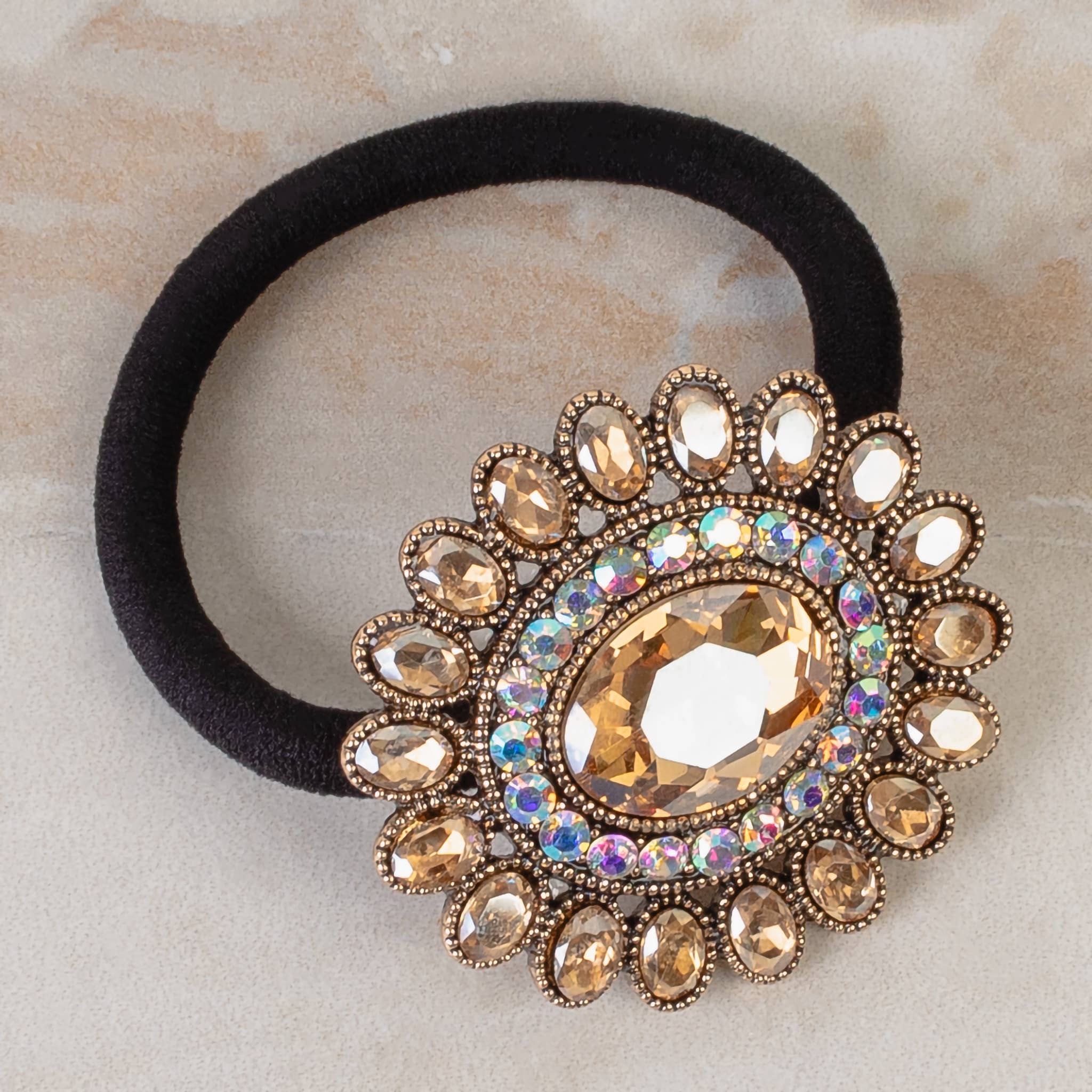 Your Fashion Wholesale - Wholesale Hair Tie - Crystal Hair Tie1