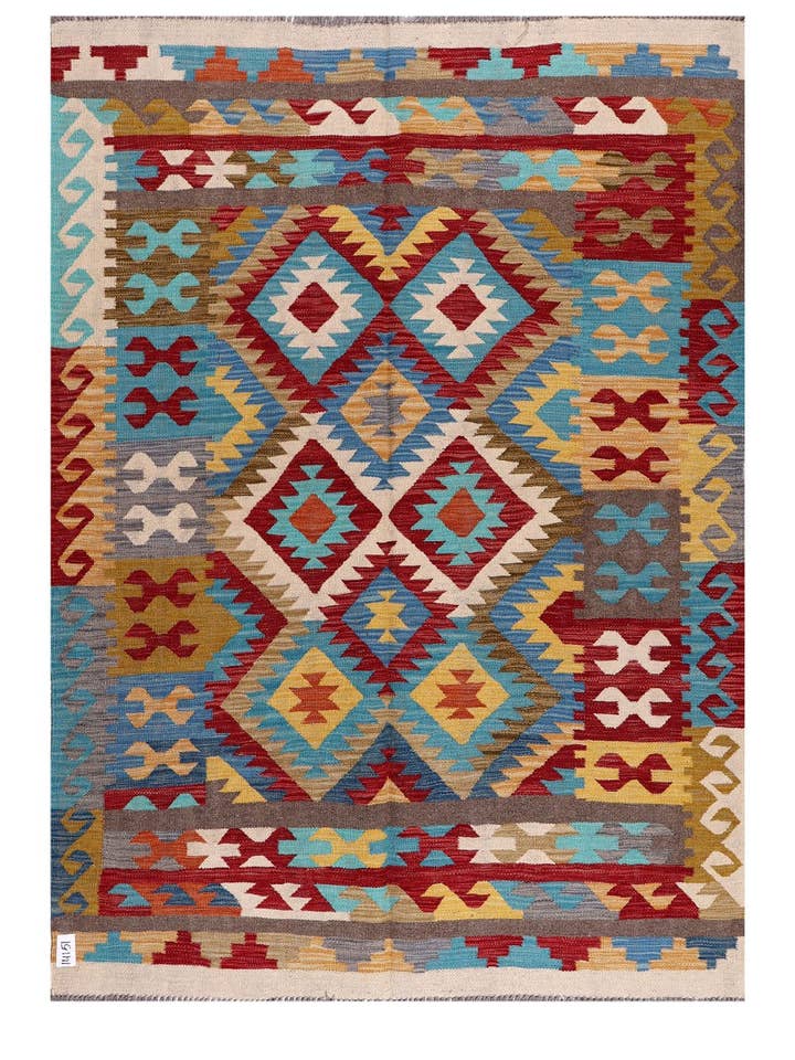 Maimana Afghanistan Kelim-Teppich - 205 x 148 cm für den Großhandel von Imaco Rugs