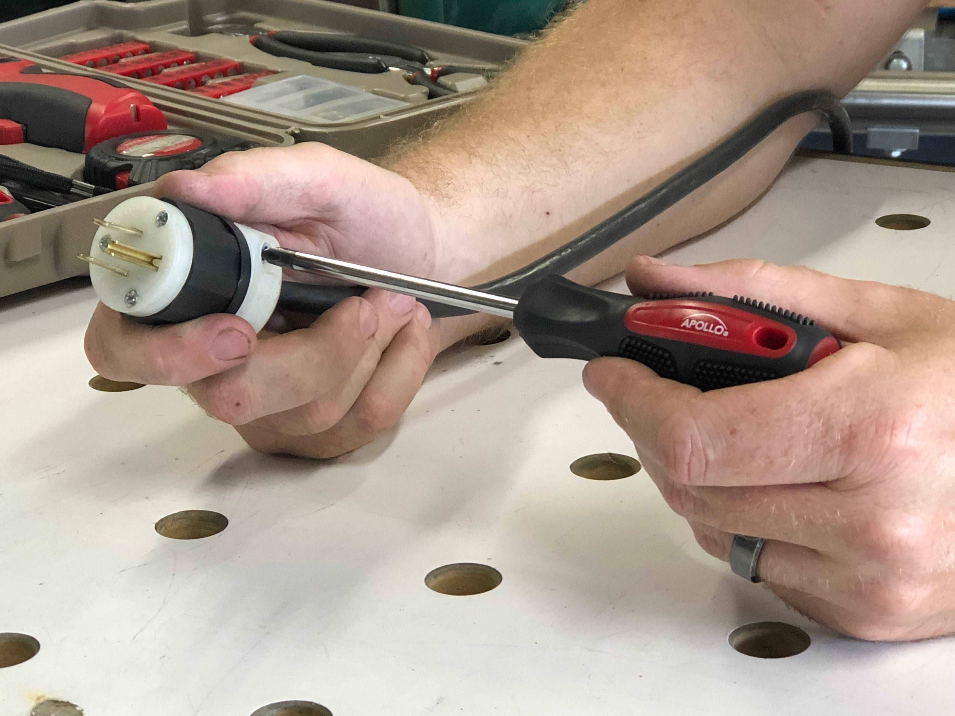 Apollo Tools - Wholesale Handy Tool - 161 Pc Household Tool Kit w 3.6v Li-ion Cordless Screwdriver13