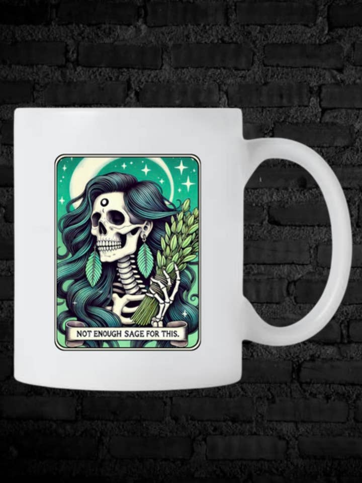 Not Enough Sage For This Tarot Coffee Mug for wholesale by Cosmic
