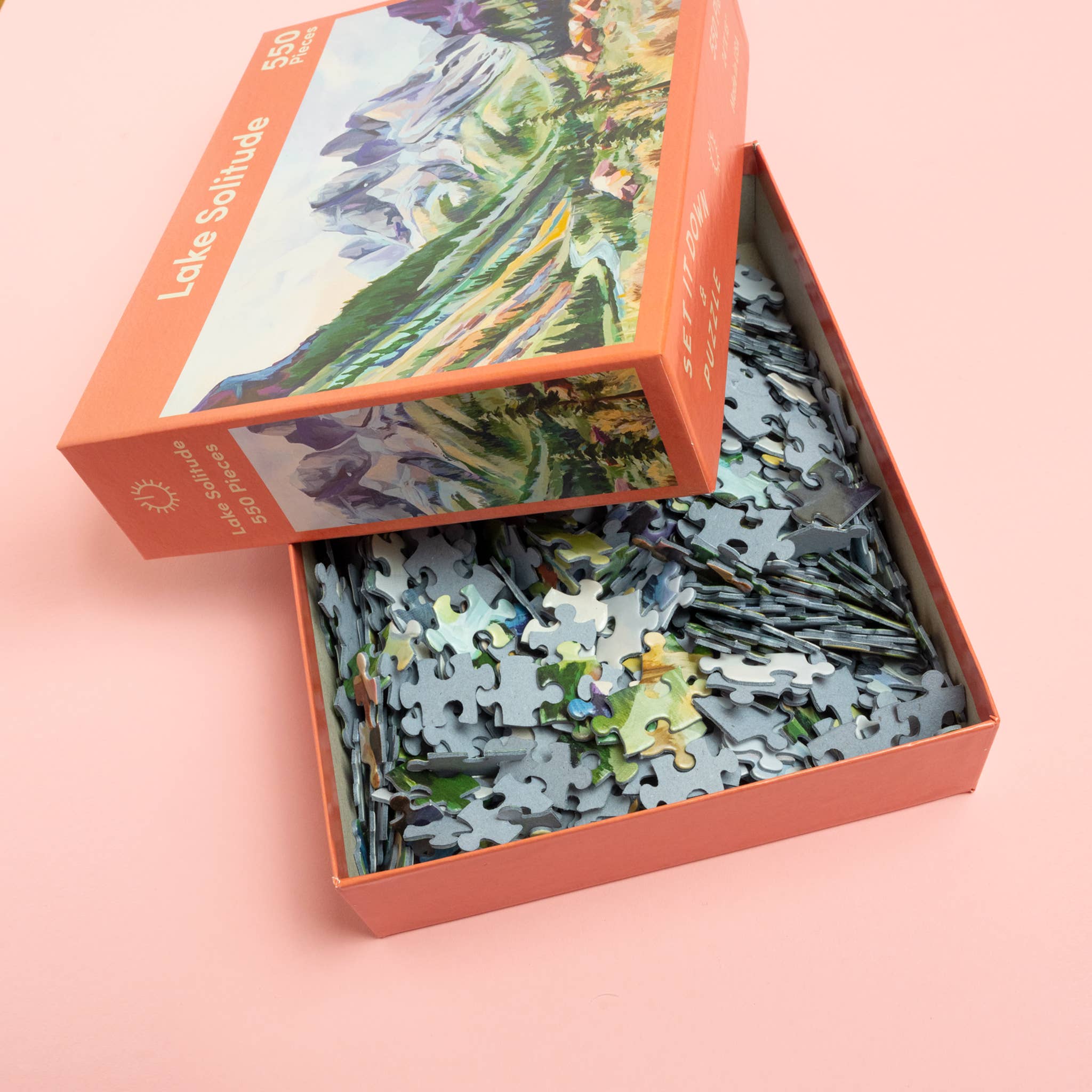 Set It Down - Wholesale Puzzle - Adult - Lake Solitude Puzzle 550 Piece Jigsaw Puzzle3