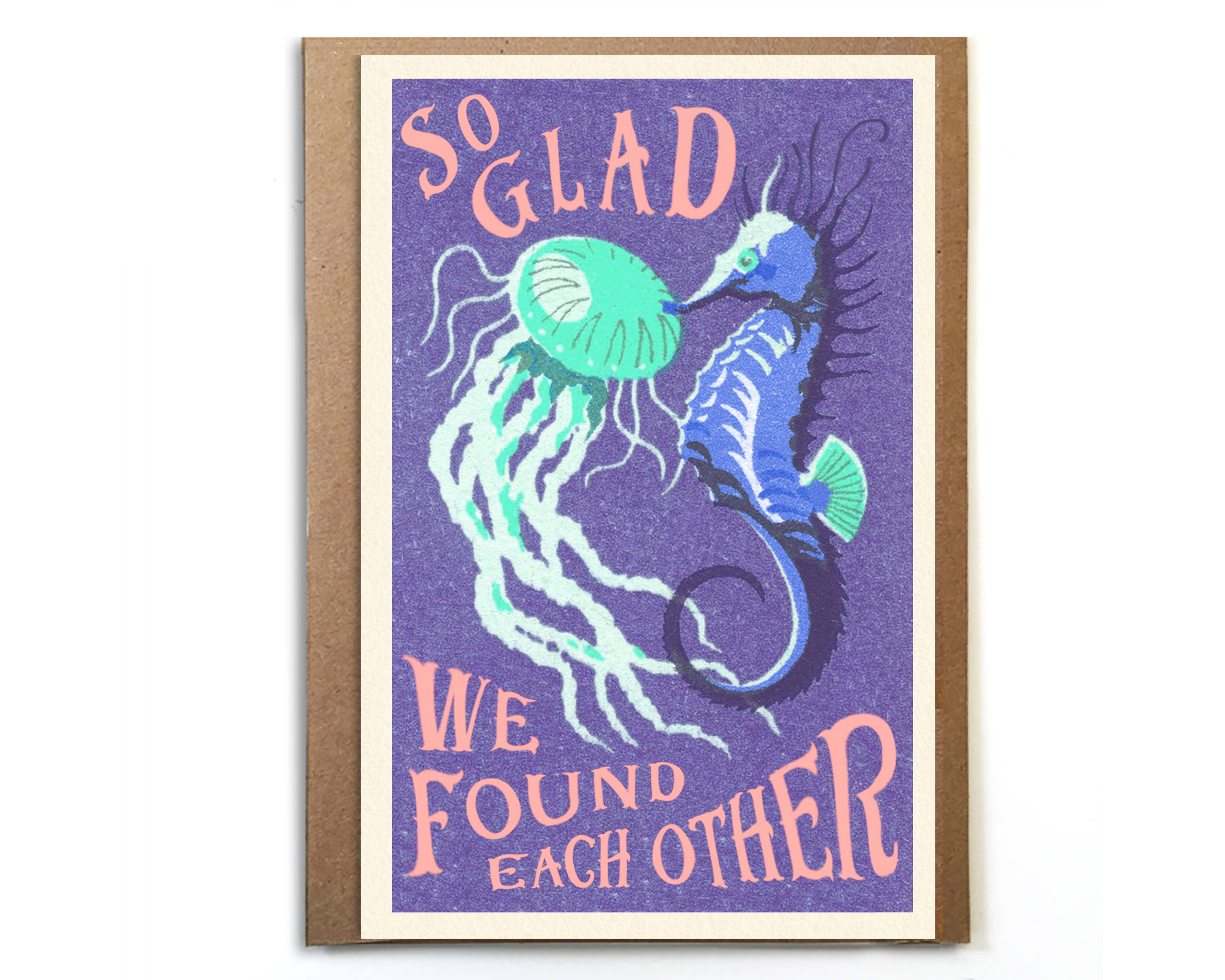 A Zillion Dollars – wholesale Alla hjärtans dag-kort – Så glad att vi hittade varandra; Tokig romantiskt kort; Alla hjärtans dag1