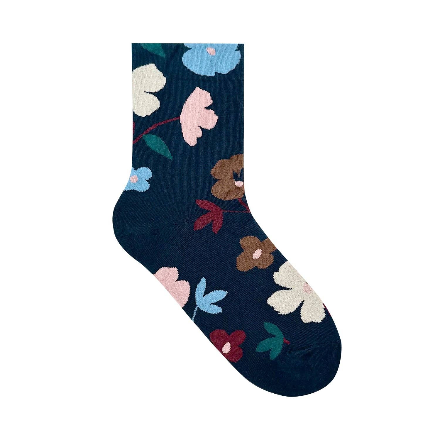 7DAYSSOCKS - Wholesale Socks - Women's - Women's Crew Fleur 2 Socks2