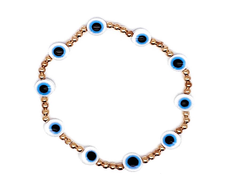 Pichincha - Wholesale Beaded Bracelet - Evil Eye Beaded Stretchy Bracelet7