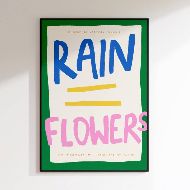 Estampado Rain = Flowers para venta al por mayor de Fab Gab