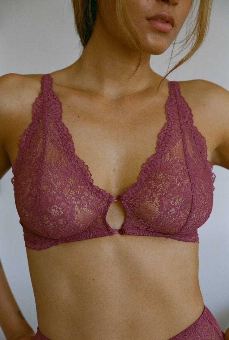 Nénés - Wholesale Bra - Women's - Rosalie Bra - Mauve