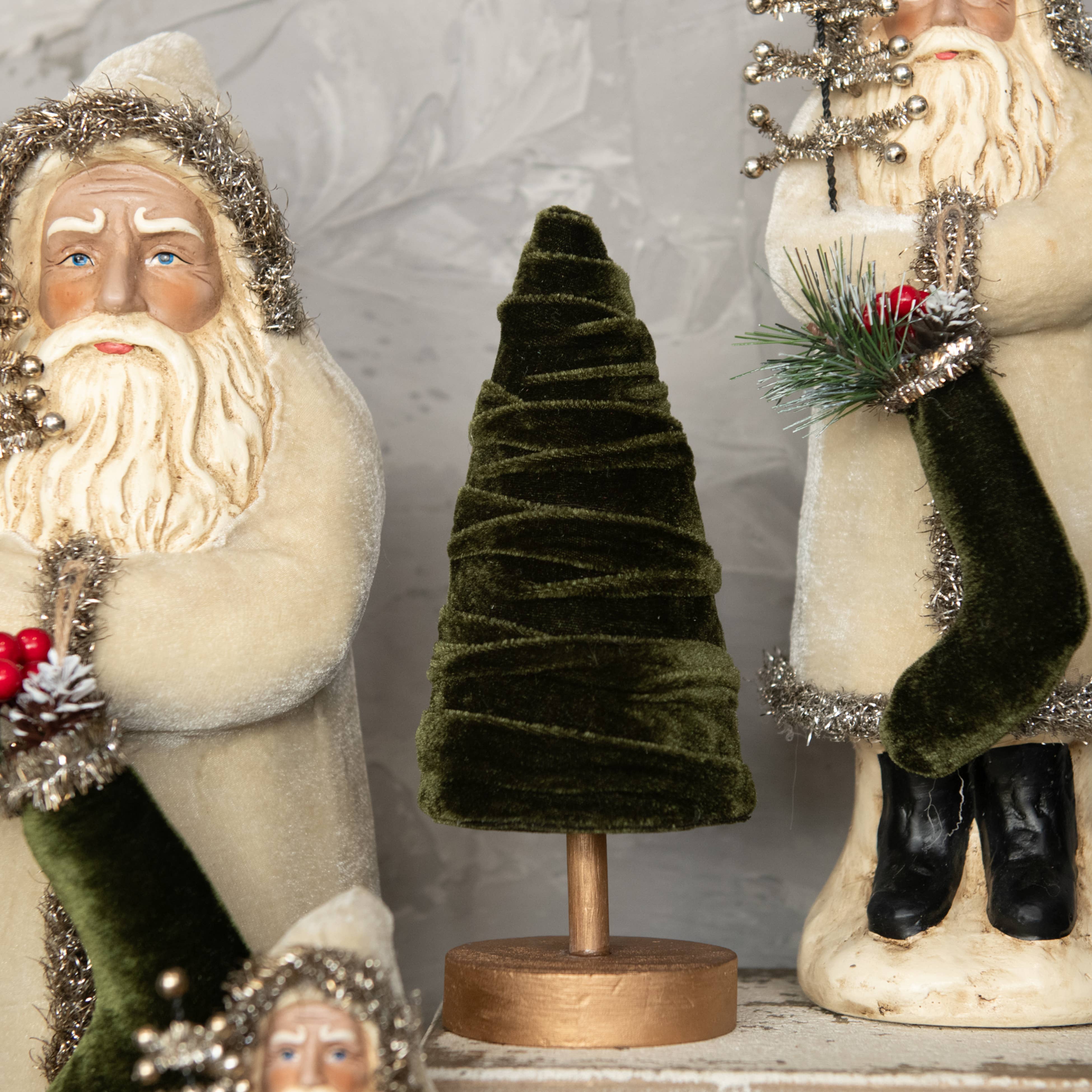 Ragon House - Vente Décorations de table - Arbre en velours forestier de 8"0