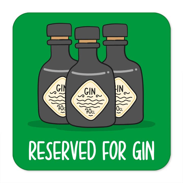 Reserviert für Gin Coaster für den Großhandel von TeePee Creations
