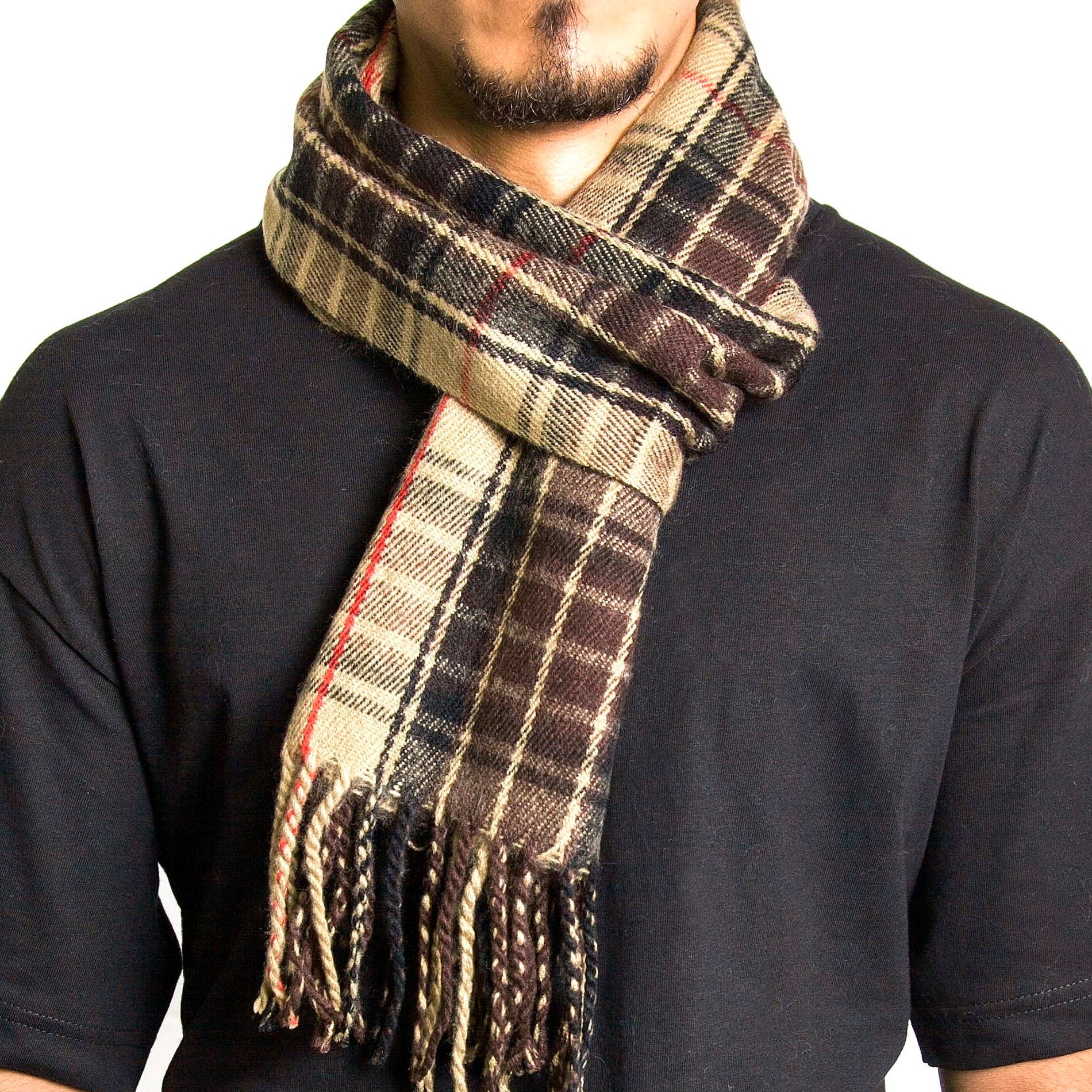 Alpine Swiss - Wholesale Scarf - Men's - Mens Scarf Softer Than Cashmere Scarves Plaids Womens Winter59