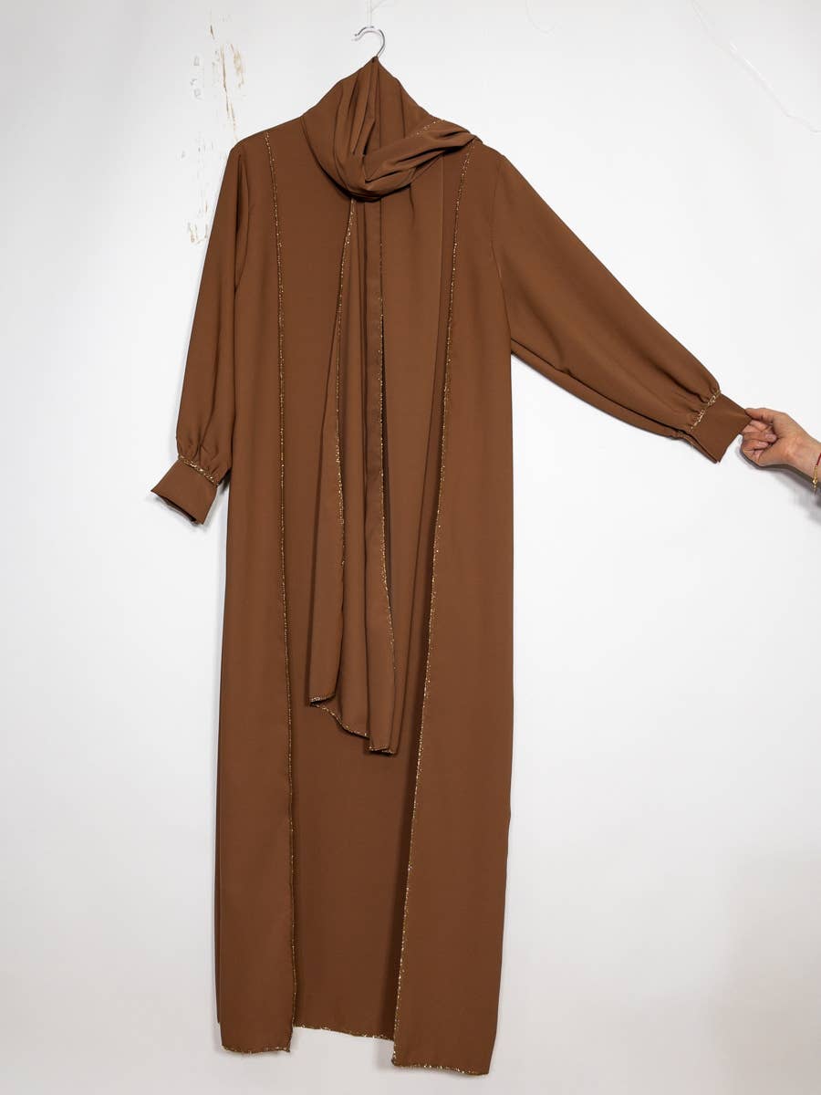 IDEAL OUTFIT - Wholesale Kaftan - Women's - Medina silk abaya ref:2369pk19