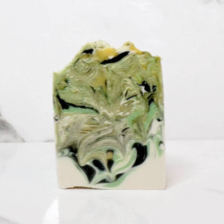 Spearmint Bar Soap for wholesale by KM Bath Company LLC