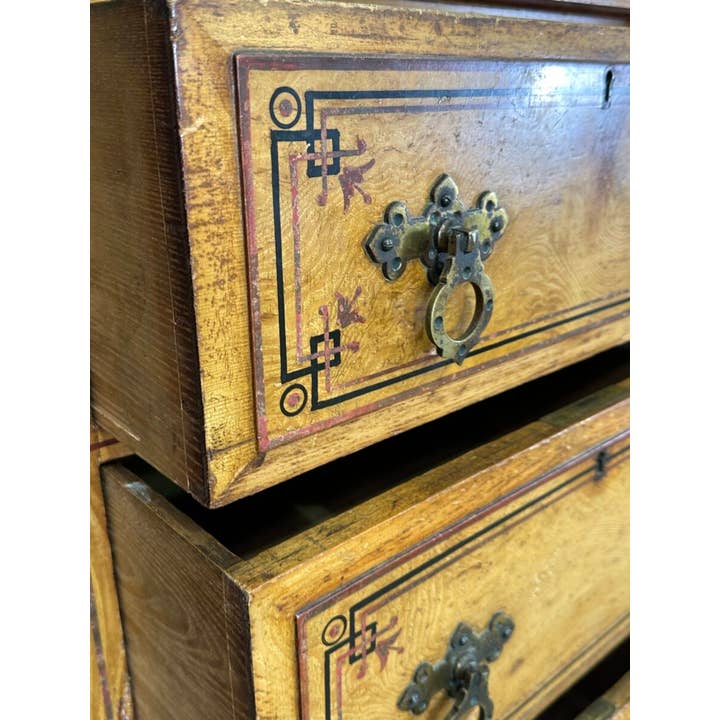 Armario de Roble Pollard del Movimiento Estético Antiguo, c. 1880 para venta al por mayor de belvoir